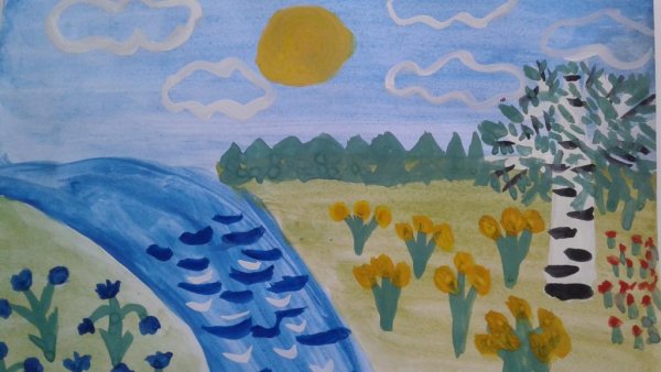 Пейзаж старшая группа