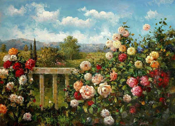 Пейзажи корейского художника choi Seong