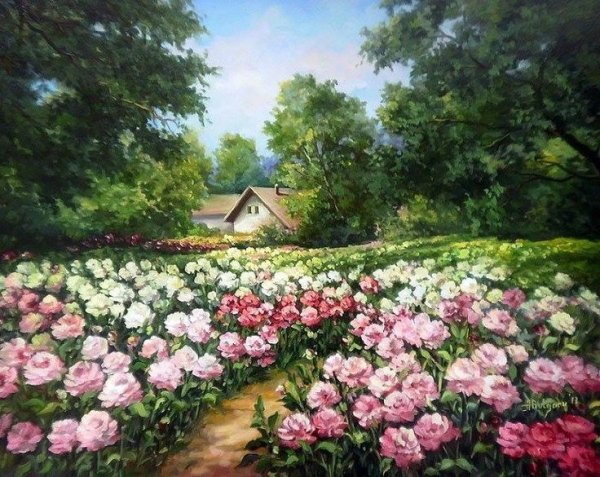 Anca Bulgaru пионы