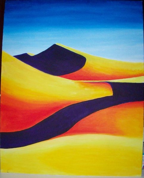 Контрастные цвета в живописи