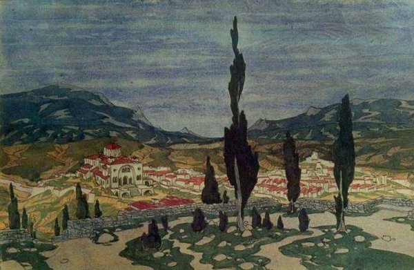 М Волошин «Испания. У моря» (1914)