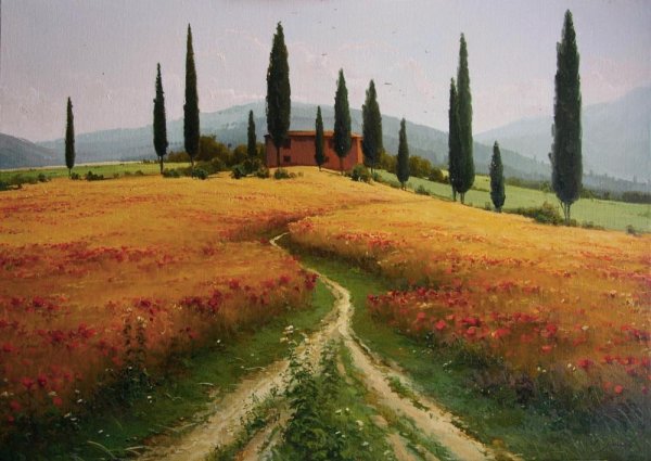 Таскания Италия живопись художников