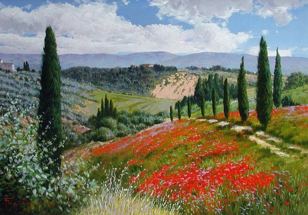 Васнецов кипарисы Крым