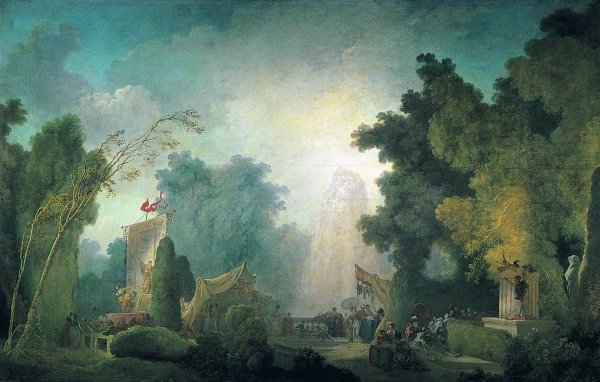 Рококо Фрагонар Жан Оноре