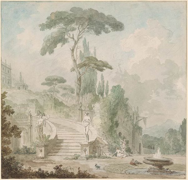 Шинуазри гризайль