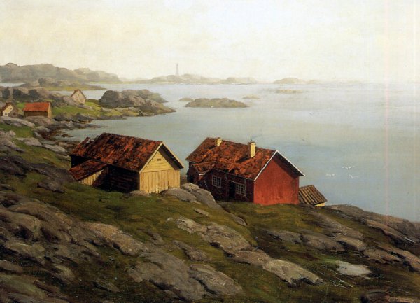 Норвежский художник Gunnar Berg