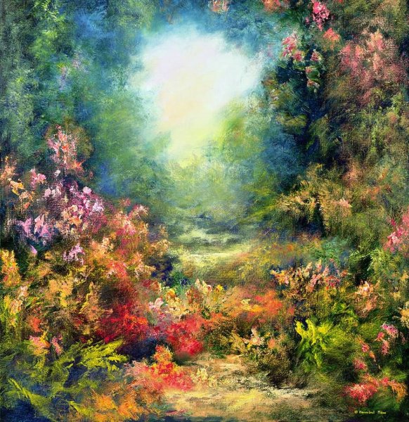 Пейзаж рококо картина