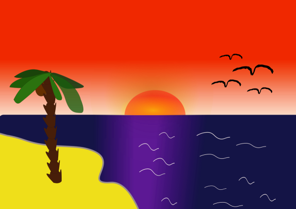 Пейзаж для Inkscape