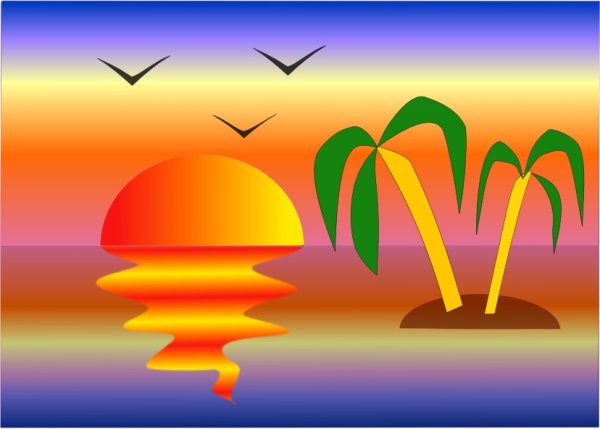 Солнце Минимализм