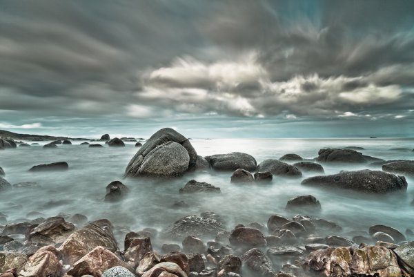 Пейзаж в серых тонах