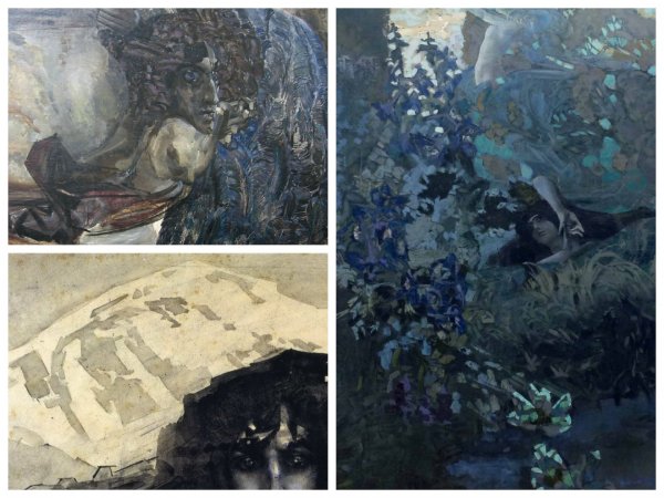 Врубель Михаил Александрович fantastic Landscape