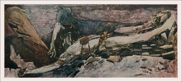 Михаил Врубель триптих цветы