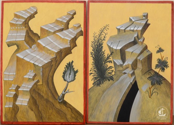 Римский пейзаж в иконописи