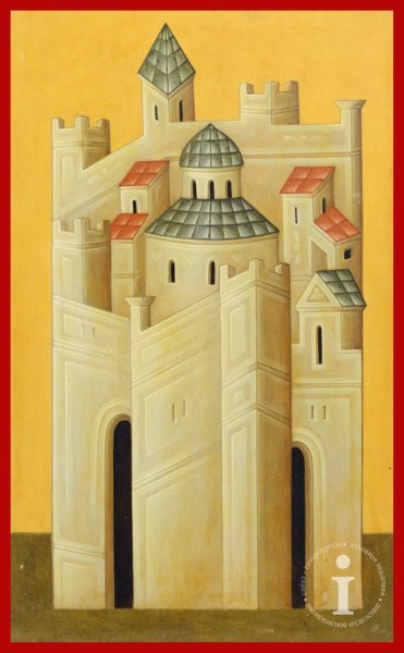 Архитектура в иконописи прориси