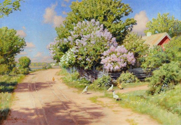 Художник Johan Krouthen. Пейзаж