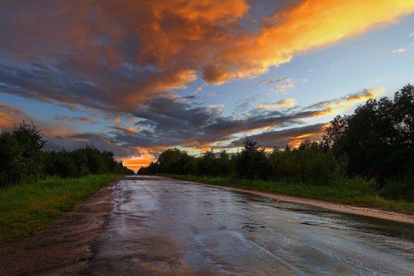 Весенний вечер после дождя