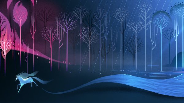 Холодное сердце 2 лес