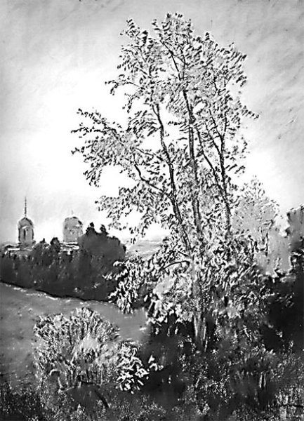 Исаак Левитан Тихая обитель картина