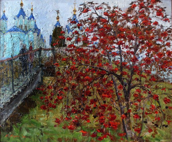 Художник Зотеев поздняя осень