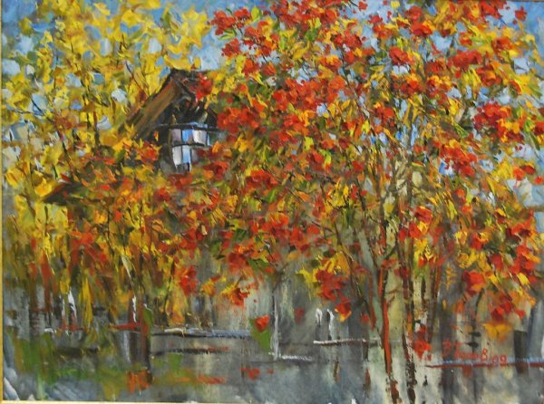 Павел Еськов букет рябины