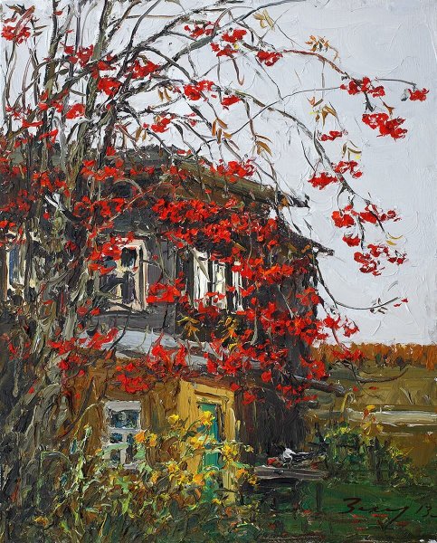 Живопись Калашникова Ольга «Калина красная»