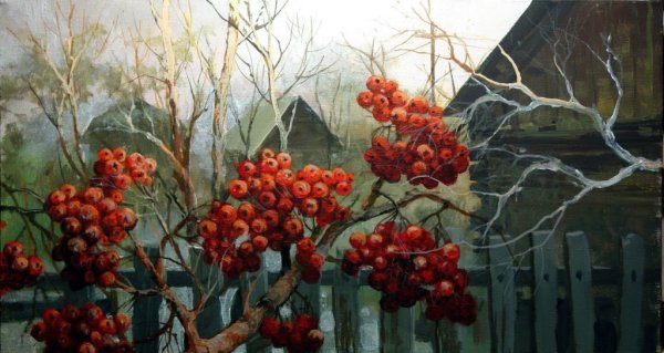Художник Алексеев Сергей - рябина