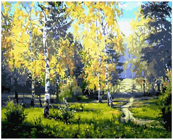 Художник Игорь Прищепа лес осень