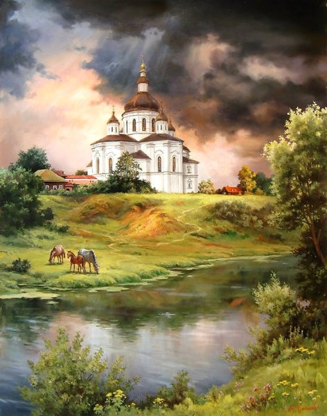 Художник Синев Евгений церкви