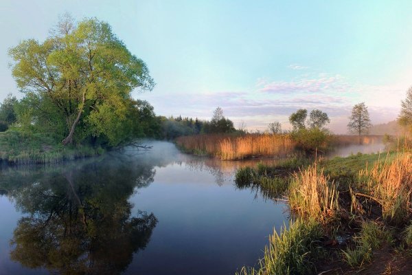 Природа средней полосы панорама
