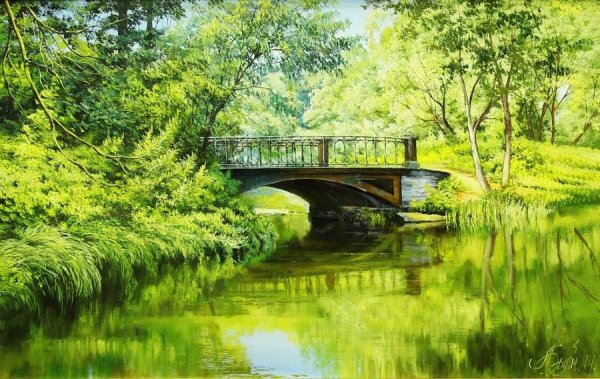 Художник Александр Былич мост