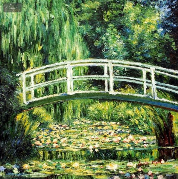 Клод Моне мостик над прудом