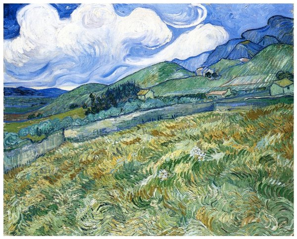 Пейзаж с маслинами живопись