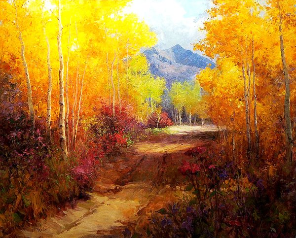 Альберт Бирштадт осенний лес