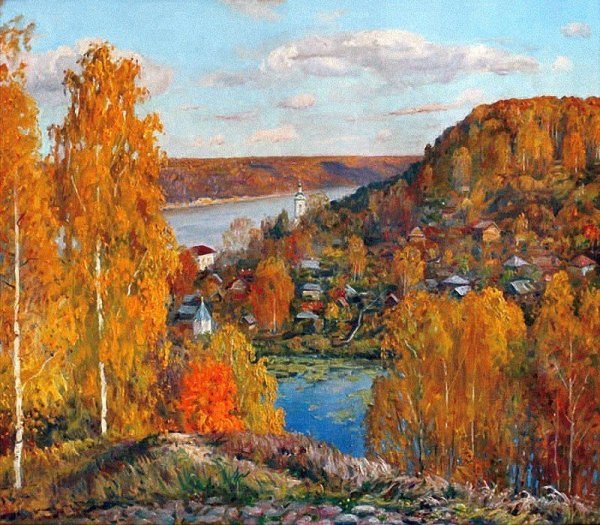 Василий Поленов осень в Абрамцево