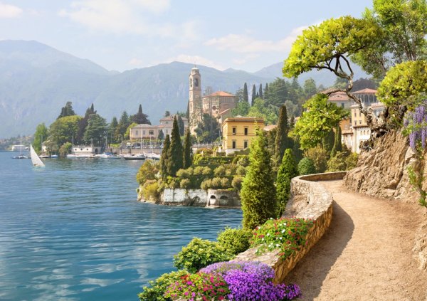 Пейзаж Италия Тоскана озеро Комо