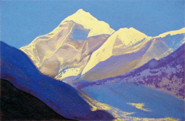 Картина Рериха Тибет Гималаи