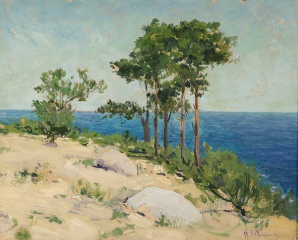 Исаак Ильич Левитан берег моря Крым