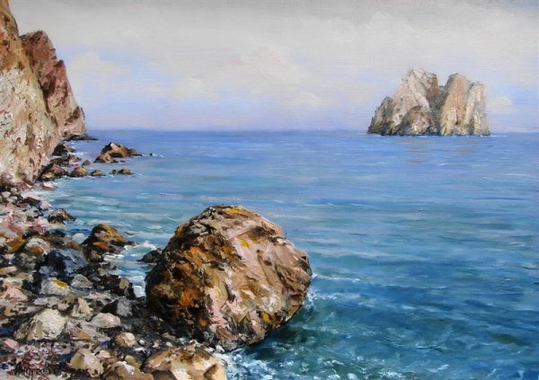 Берег моря Крым Левитан