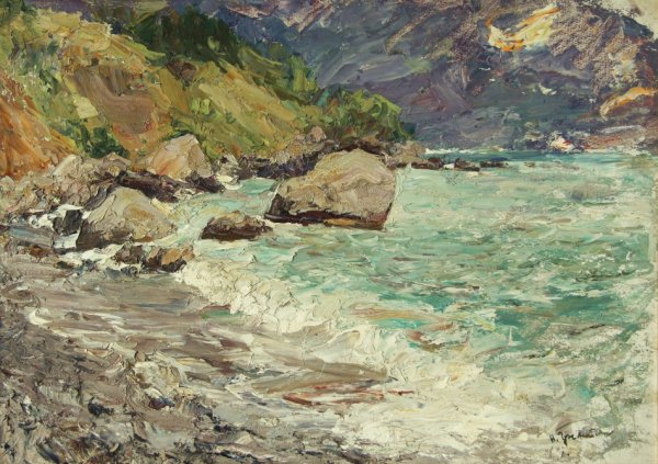 Берег моря Крым Левитан