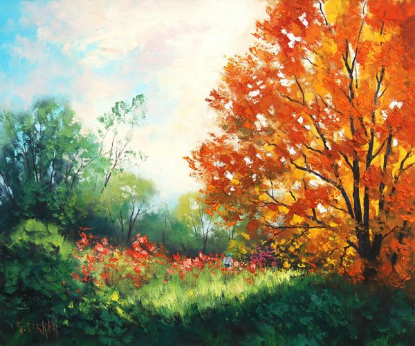 Летняя живопись Грэма Геркена