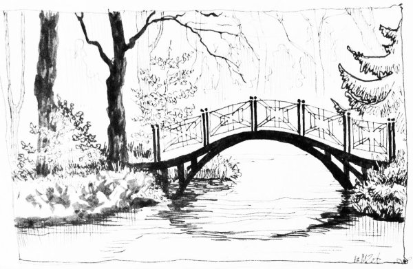 Парк карандашом