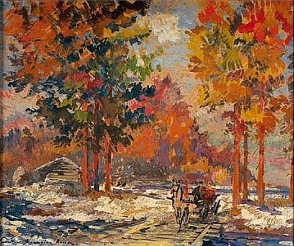 Константин Алексеевич Коровин осень