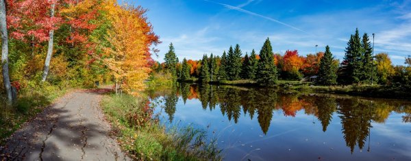 Осень панорама
