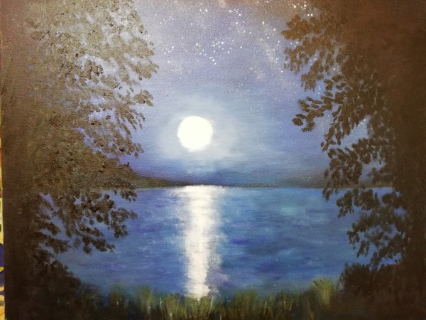 Иллюстрация к стихотворению Фета еще Майская ночь