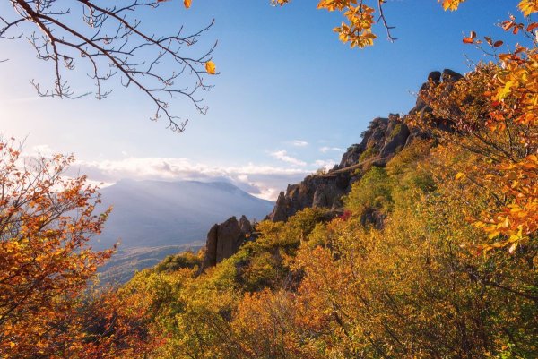 Золотая осень в Крыму горы