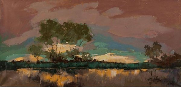 Пленерные этюды живопись масло