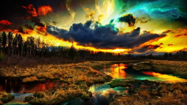 Фантастические пейзажи