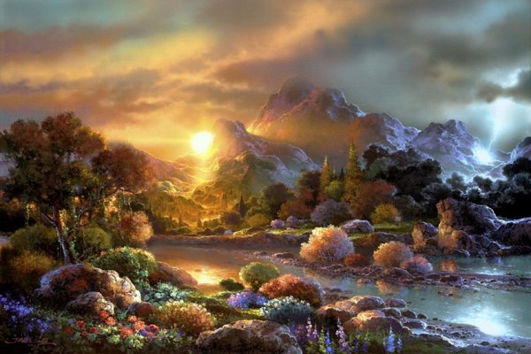 Фантастические пейзажи