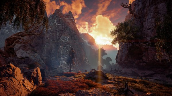 Horizon Zero Dawn пейзажи