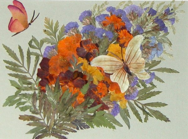 Ошибана осенний букет